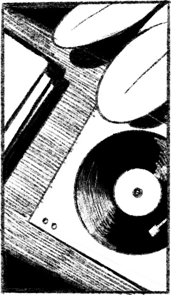 A record player.